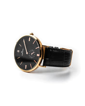 Load image into Gallery viewer, The Richemont Rose Gold / Black 40mm