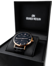 Load image into Gallery viewer, The Richemont Rose Gold / Black 40mm