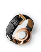 Load image into Gallery viewer, The Richemont Rose Gold / Black 40mm